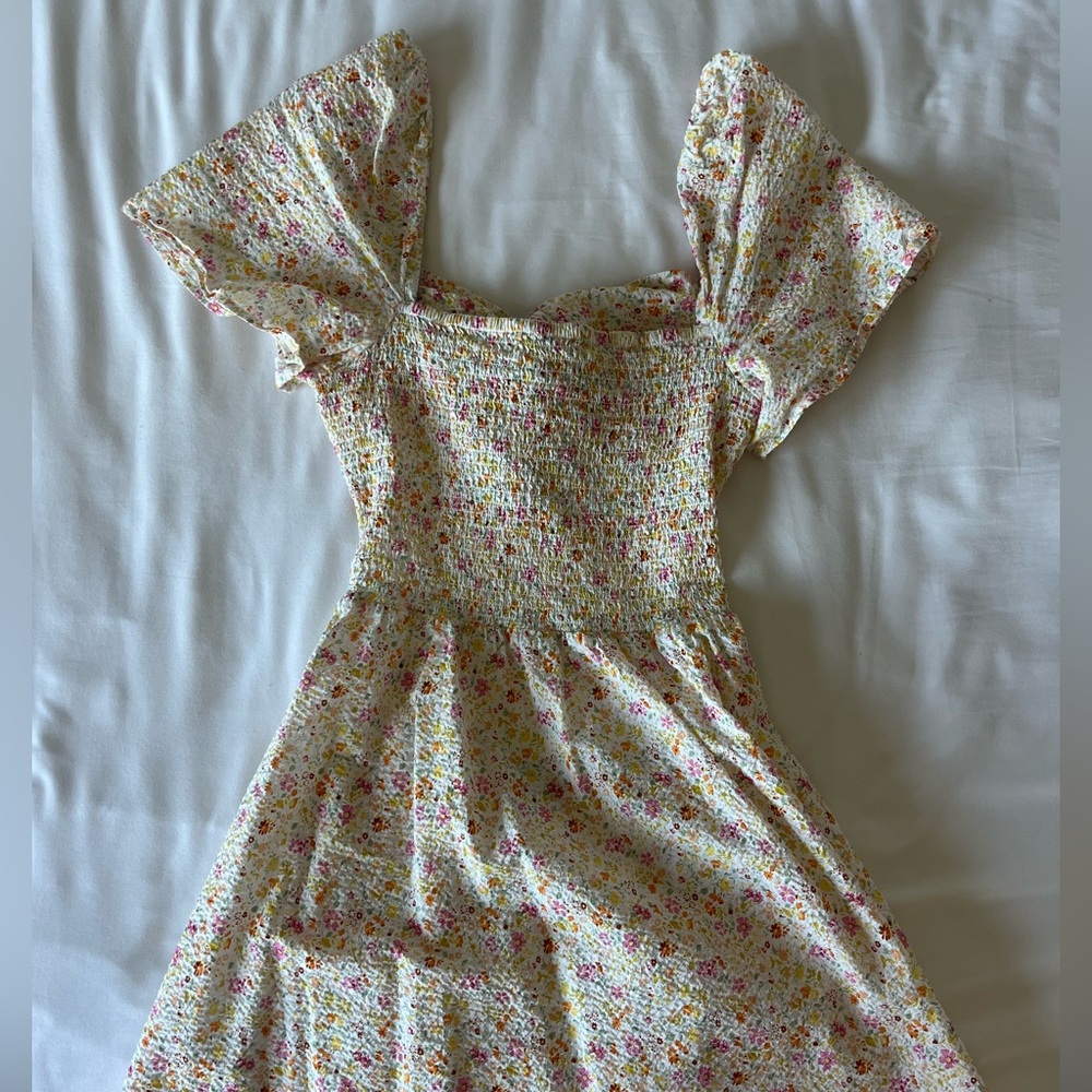 PRINCESS POLLY FLORAL MINI BABYDOLL DRESS | SIZE 8